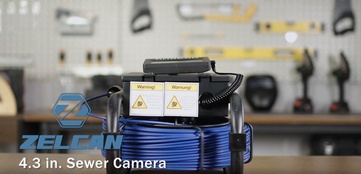 Amazon.com: ZELCAN Sewer Camera, Drain Camera 66FT with 4.3 in